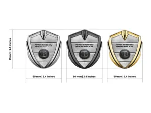 Brabus Metall Kuppel Emblem Max Design Solides Metall